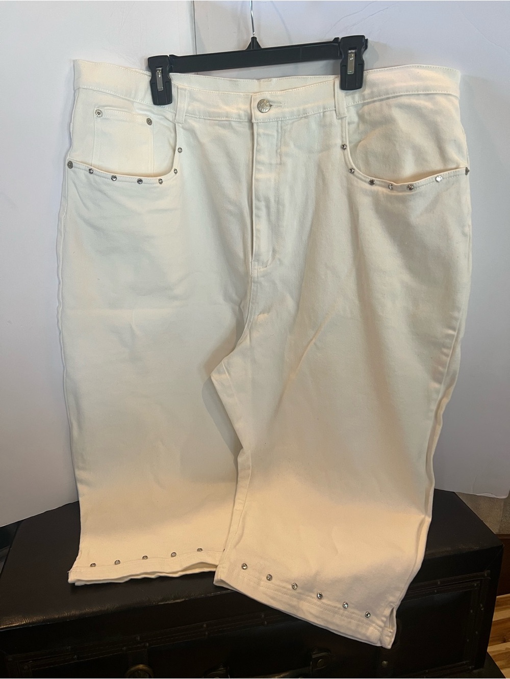 Denim&Co Cream Capris